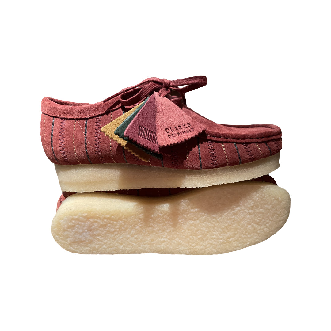 Burgundy Combi Wallabee Boots