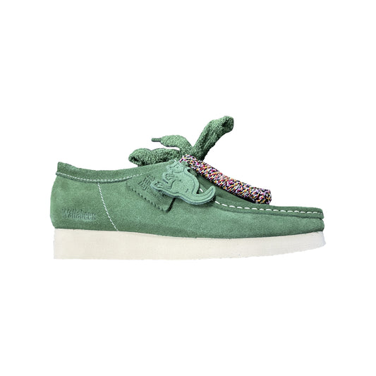 Green Suede Wallabee Boot