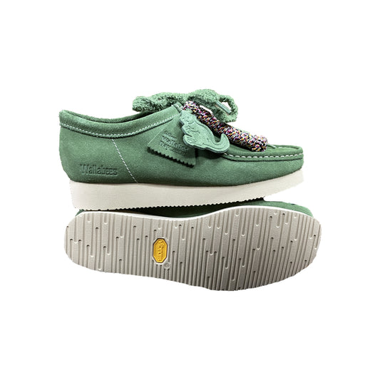 Green Suede Wallabee Boot