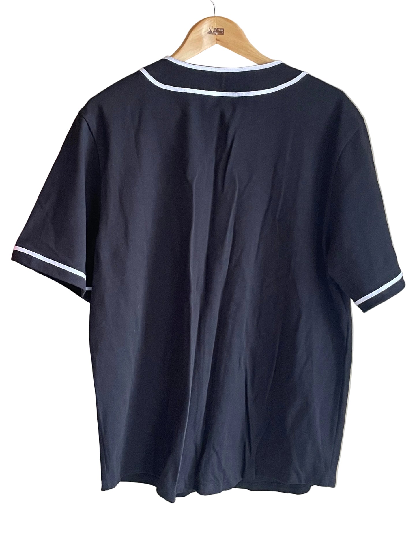 Black Button up Jersey