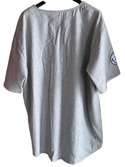 Grey Button up Jersey