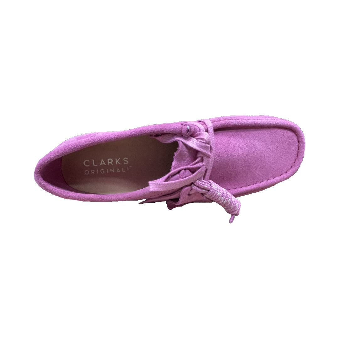Pink Suede Wallabee Boots (Women's)