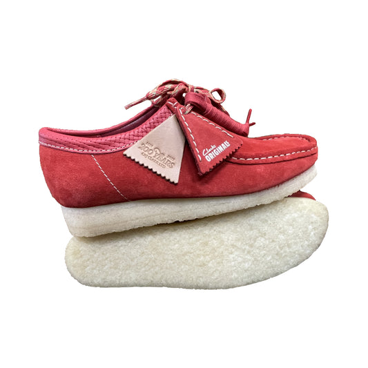 Red Suede Wallabee Boot