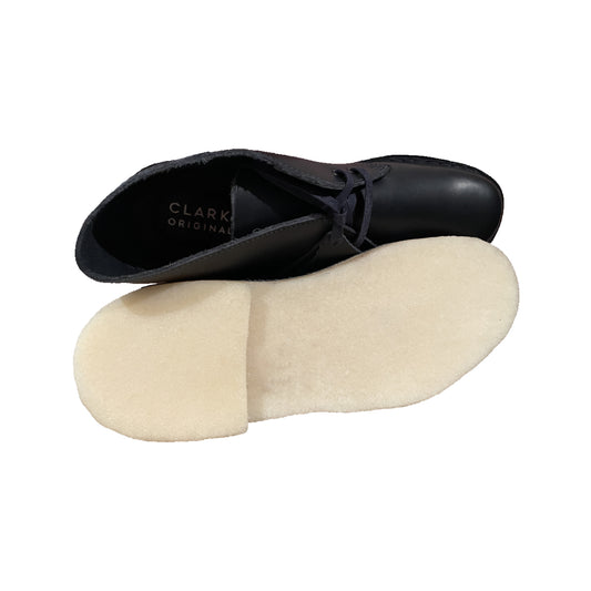 Navy Leather Desert Boot