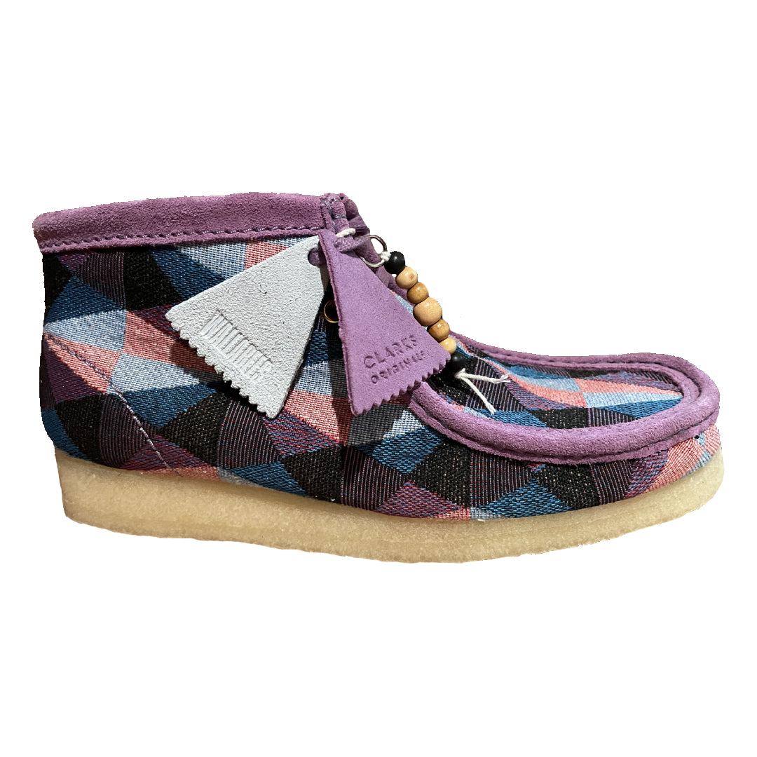 Purple wallabee shoes best sale