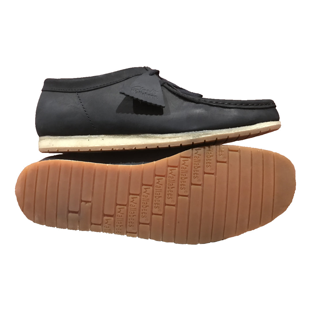 Navy Nubuck Wallabee Step