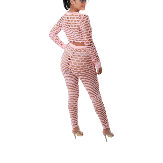 Pink Mesh Set