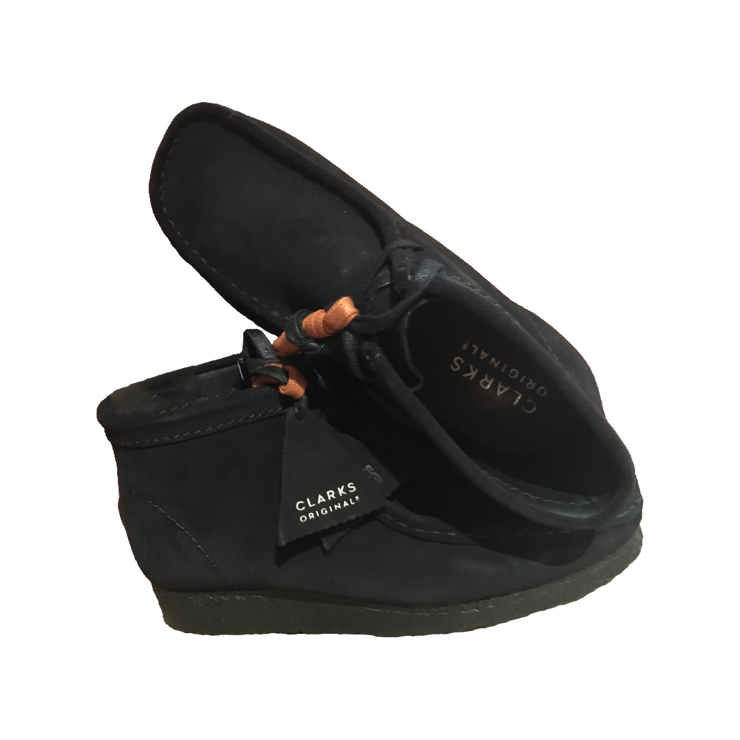 Black Suede Wallabee Boot