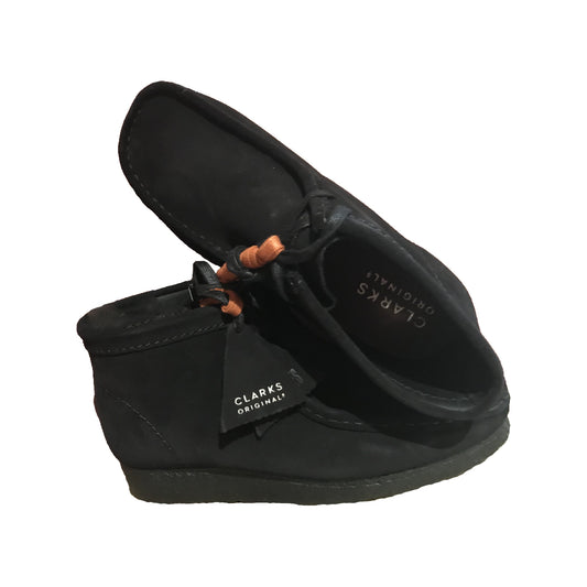 Black Suede Wallabee Boot