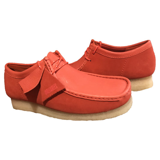 Red Suede Wallabee Combi