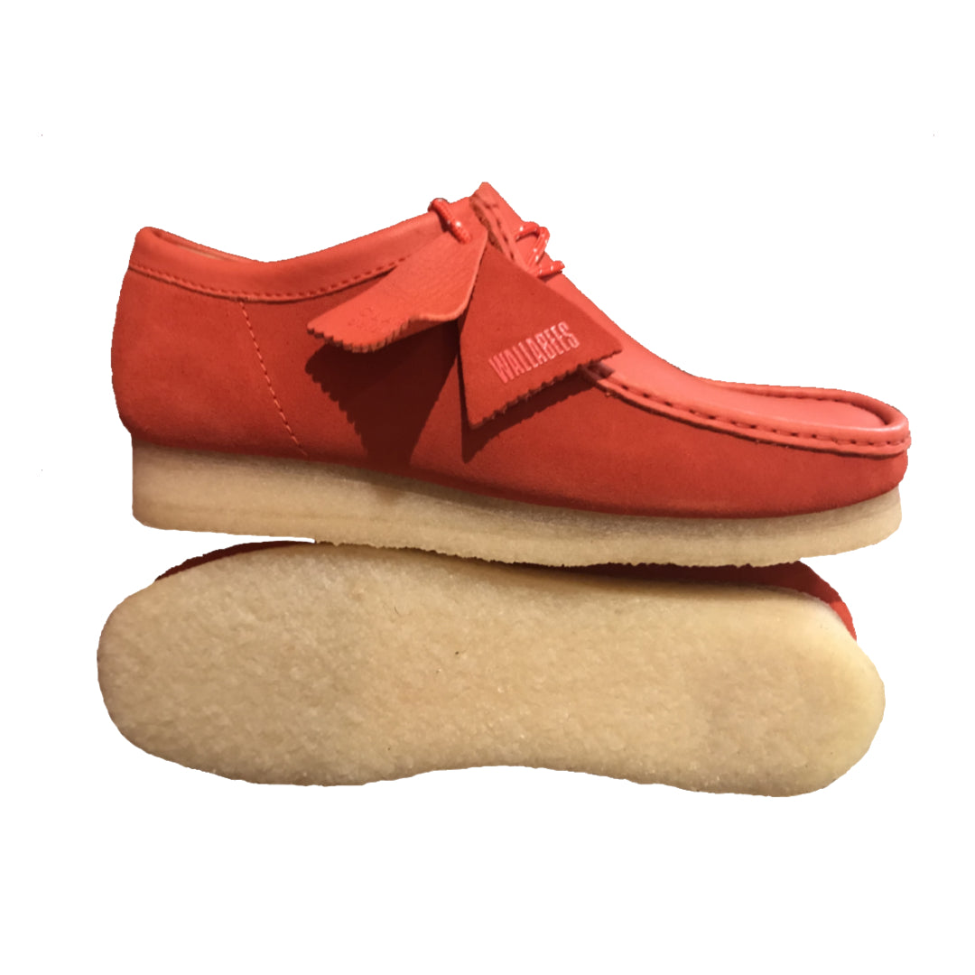Red Suede Wallabee Combi
