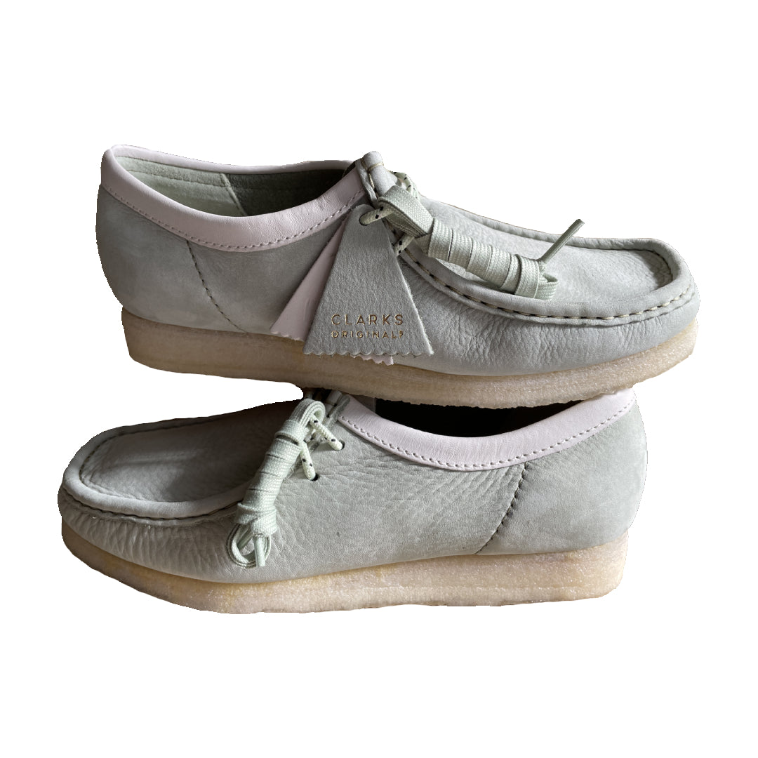 Pale Green Wallabee Boot