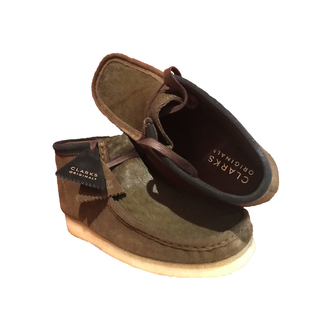 Olive Wallabee Boots