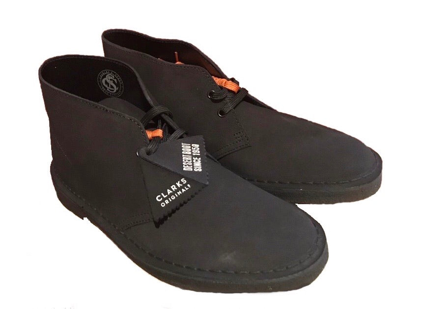 Black Suede Desert Boot