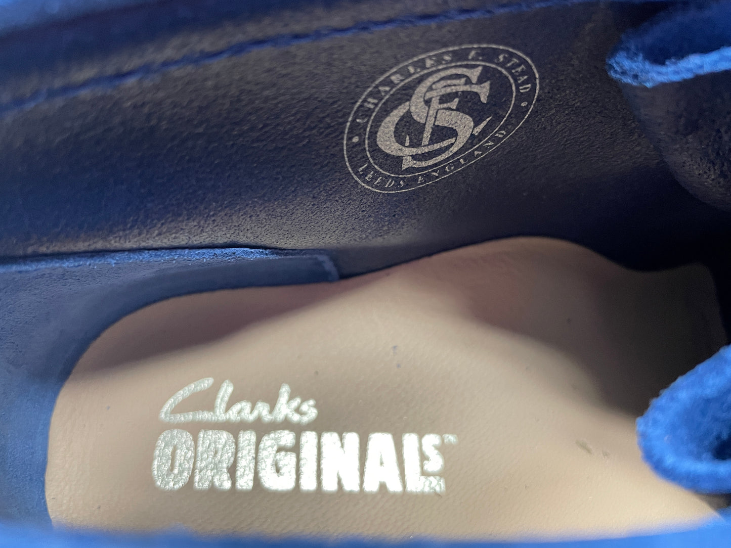 Blue Suede Wallabee Boot