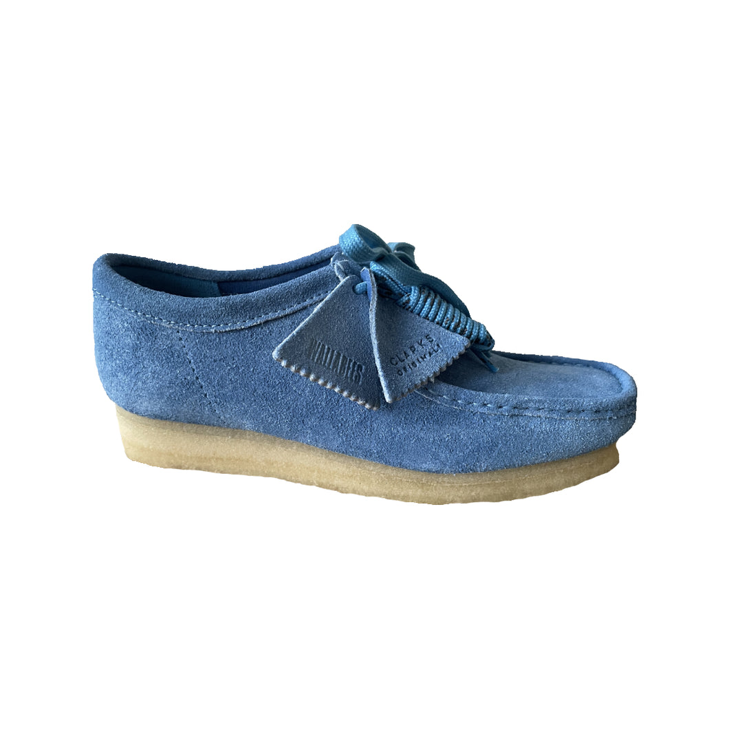 Bright Blue Suede Wallabee