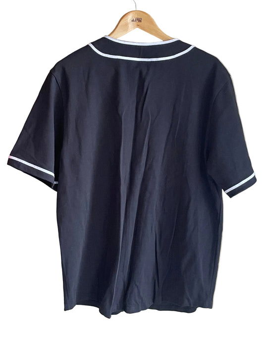 Black Button up Jersey