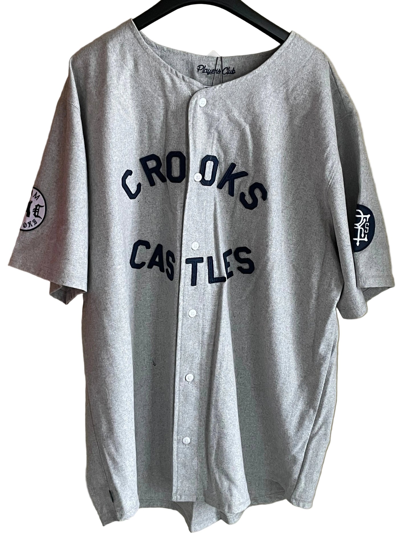 Grey Button up Jersey