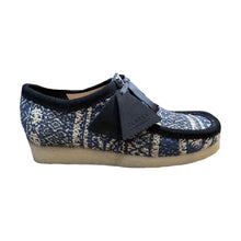 Load image into Gallery viewer, Blue Fabric Wallabee Boot
