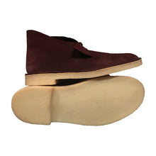 Load image into Gallery viewer, Bordeaux Suede Desert Boot
