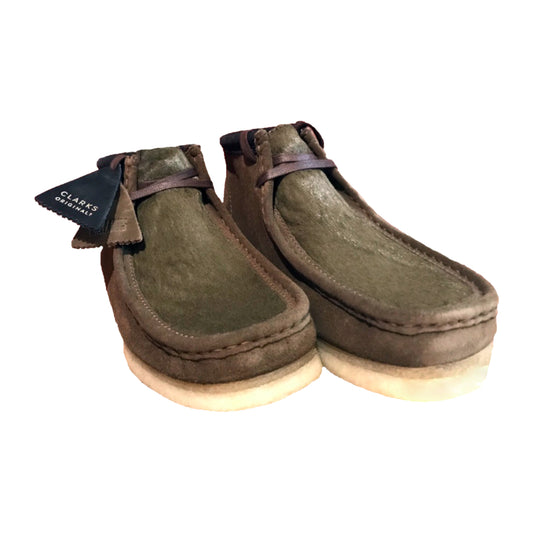 Olive Wallabee Boots