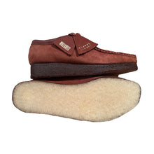 Load image into Gallery viewer, Burgundy Wallabee Nubuck Boot (lowcut)
