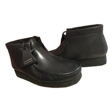 Load image into Gallery viewer, Black Leather Wallabee Boot
